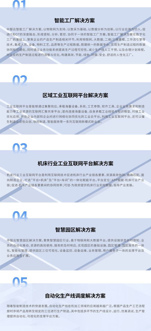 中服云主营产品图谱大全 企业数转智改按需领取指南